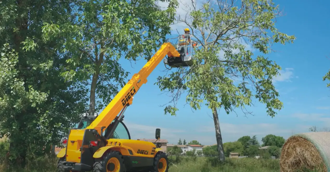 Dieci ładowarka operator na wysięgniku